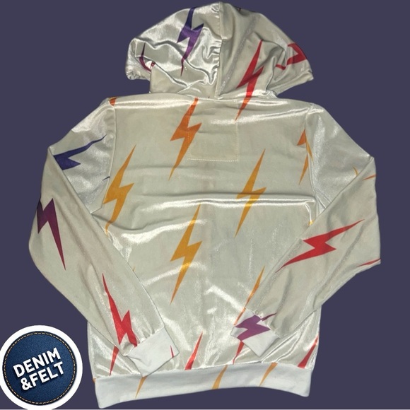 Aviator Nation Retro Lightning Bolt Full Zip Hoodie/Sweatshirt | EUC! RARE!!⚡️⚡️ - Picture 4 of 10